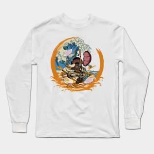 Dragon Ramen_Mushroom anger waves Long Sleeve T-Shirt